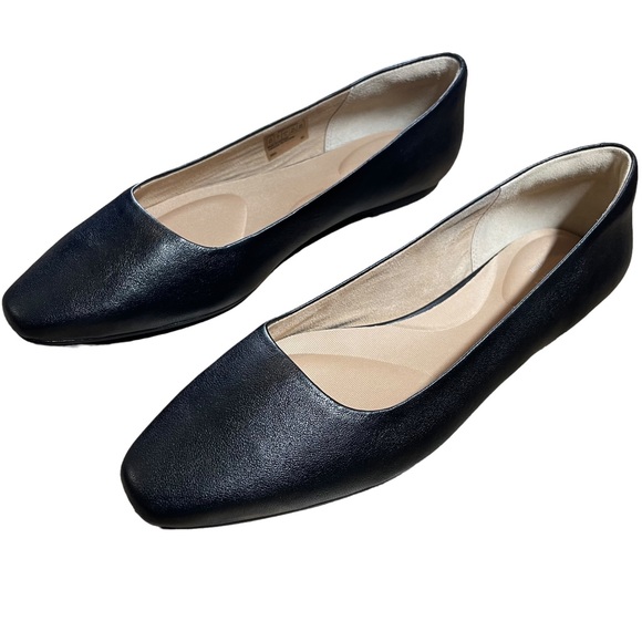 rockport total motion ballet flats black